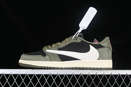 All categories Air Jordan Jordan series basketball shoes Air Jordan 1 Low P version Travis Scott x Air Jordan 1 Low OG AJ1 Joe 1 undercut low DM7866-002